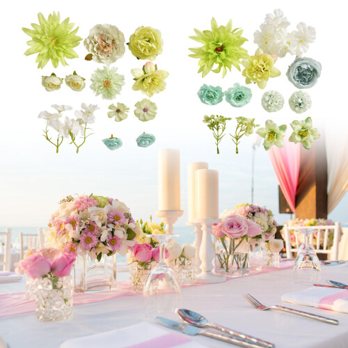 40/61Pcs Artificial Flower Buds For Craft 4-10cm Small-Style 1 2