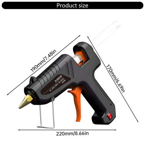 Lightweight Electric Adhesive Guns Set Leak Proof Nozzle-EU 2