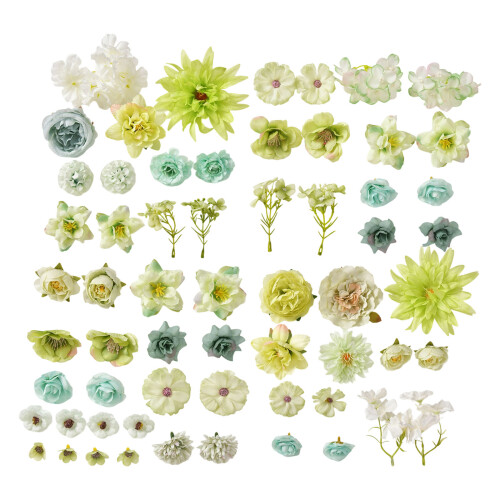 40/61Pcs Artificial Flower Buds 4-10cm for Craft-Style 2