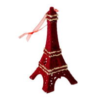 Christmas Hanging Decors Plastic Handcrafted-Paris Tower