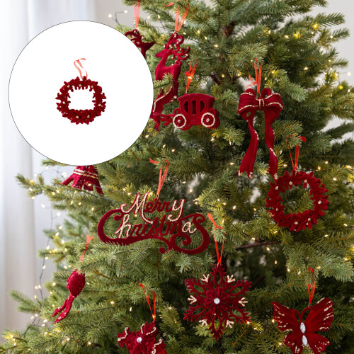 Christmas Hanging Decors Plastic Handcrafted-Paris Tower 1