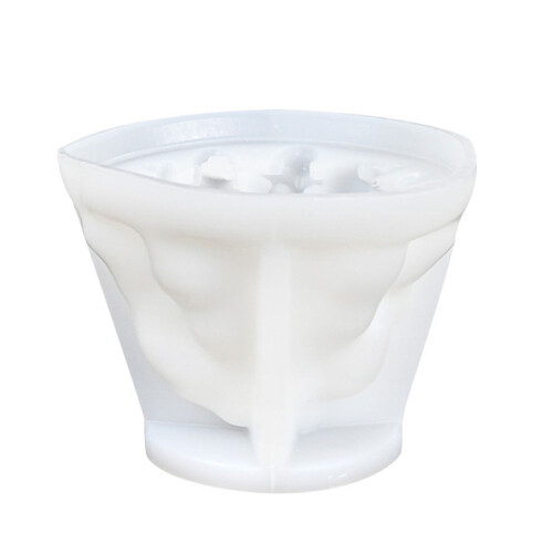 Halloween Silicones Mould 3D Stacked Skull Candle Molds Casting