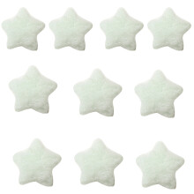 10 Pcs Plush Star Patches Sew on Patches Star-Turquoise