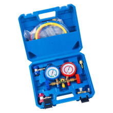 Coolant Charging Gauge Set Automotive Double Manifold Pressure