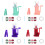 Hand Knitting Machine Needle Thread Tool Set Multicolor-Green 2