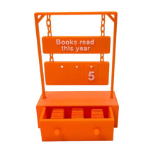 Hangende boekenteller Lezing Trackers Decors voor lezers-Oranje