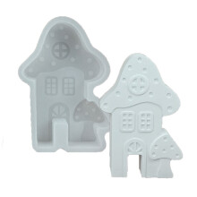 Mushroom House Silicone Molds for Epoxy Resin Handmade Candle