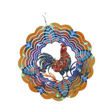 Dynamic Rotating Metal Aeolian Bells Iron Aeolian Bells-Rooster