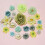42Pieces Artificial Flower For Weddings Bouquets-Blue system 6