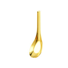 Paquet de 6 cuillères à soupe 304 cuillère en acier-Or petit