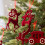 Plastic Christmas Tree Ornament Hanging-Christmas leaf bow 7