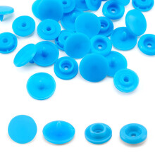 12mm Press Button Fasteners Colored Studs Button for-Hole blue