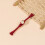 Boutons Cheongsam traditionnels, 10-Perles de feuille d'or 2 7