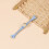 Boutons Cheongsam traditionnels, 10-Perles de feuille d'or 2 5
