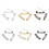 50st brochespelden multifunctionele-KC Goud 30mm 2