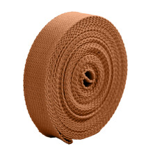 50Yard Heavy Duty Webbing Strap 25mm Wide Cotton-Light coffee