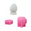 Eggshell Shape Silicone Candle Molds for Making Candle Tealight 1