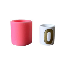 Number Embossed Silicone Candlestick Molds for Epoxy Resin-0
