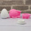 Eggshell Shape Silicone Candle Molds for Making Candle Tealight 4