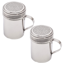 Kompakt mudderrister for melis, rustfritt stål, giftfri, enkle å fylle og sikre lokk, håndvennlig design, profesjonell kvalitet, holdbar varme