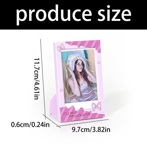 5Inch Instants Photo Frame Resin Compacts Size-Black type A 1