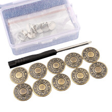 10 stuks taillebandknop jeansknopen broek vervangende knoppen-2
