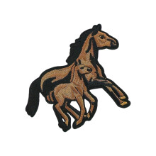 Horse Head Iron on Applique Patches Animal Embroidered-4