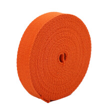 50Yard Long 25mm Wide Cotton Webbing Heavy Duty Webbing-Ora nge