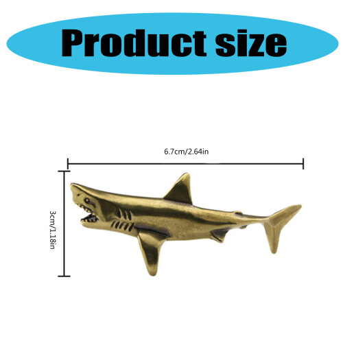 Figurine de requin faite à la main, sculpture de poisson en 2