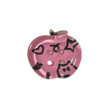 Naaien Craft Button 4 Hole Button voor Craft Kleding-Donkerroze