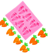Chocolate Molds Small Carrots Silicone Molds Castings Molds-5