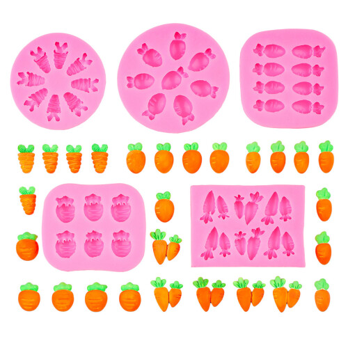 Chocolate Molds Small Carrots Silicone Molds Castings Molds-5 2