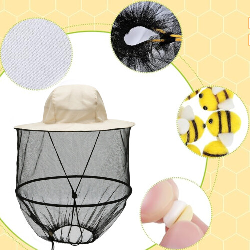 Beekeeper Costume Set Including 2 Beekeeping hat and Veil, 10 1