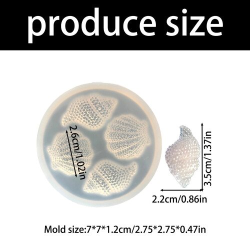 Conch Silicone Moulds DIY Resin Molds Plasters Molds Baking 2