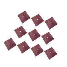 10 stuks kleurrijke glitters kaartpapier voor doppen 9x9-Roze