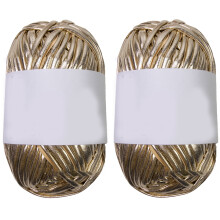 Metallic Knitting Yarn 87.48Yard Metallic Tshirt-Champagne Gold