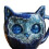 Unique Cats Lover Gift Resin Geode Coffee Cup Crystal-Blue 1