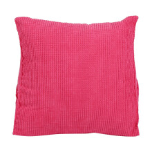 Soft Fabric Decorative Pillow, Versatile Use for Couch and Bed, Zippered Backrest Support (Orange, Triangular)