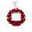 Colorful Plastic Christmas Decoration Handmade Tree-wreath 1