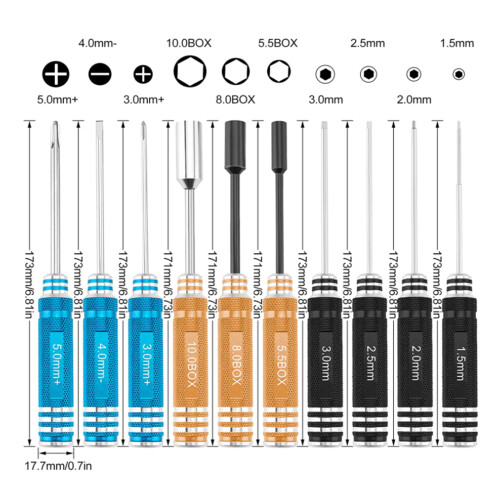 14Pcs High Torques Accuracy Repair Tool Set For Aircraft And 2