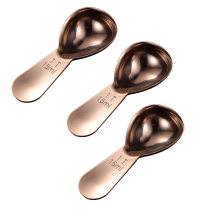 Ensemble de cuillères à café doseuses précises, en acier inoxydable, design ergonomique pour une prise en main confortable et compatible