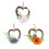 Weather Resistant Heart Shaped Wreath For Special Celebration-A 2
