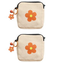 Aufbewahrungsbeutel für Damenbinden, modisches Design, hochwertiges Canvas-Material, ideal für Reisen und Outdoor-Aktivitäten,