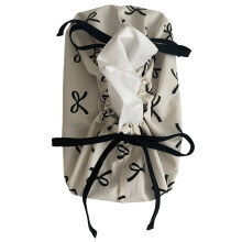 Charme strik tissue zak katoenen opbergtas woonaccessoire voor-A
