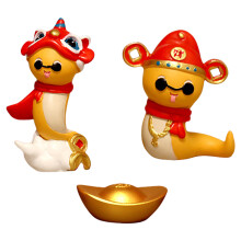 Snake Year Home Decoration Ornament met ingewikkeld patroon en-3