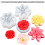 Ensemble de moules en Silicone Rose, pour la fabrication 7