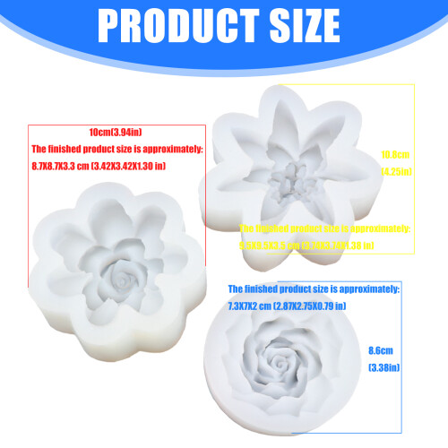 Ensemble de moules en Silicone Rose, pour la fabrication 2