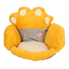 Divano per animali domestici con fondo antiscivolo, morbido divano letto con tessuto resistente all'usura e schienale integrato, ideale come cuccia