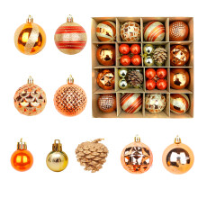 42 stuks duurzame plastic kerstballen ornament charme-MJG018