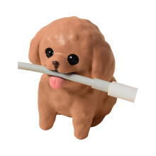 Sitting Dogs Figurines Resin Dog Statue Sculptures with Cord-3